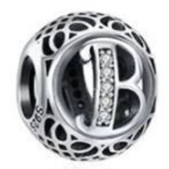 Pandora Initial Alphabet Character Letter B Charm - Picture 1 of 2